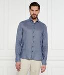 Льняная рубашка Slim fit Stenströms, синий - фото 4