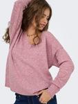 Свитер ONLY ONLRICA, mottled pink - фото 2