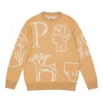 Свитер archaeology knit sweater 'orange' Palace, оранжевый - фото
