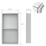 Полка для душа Luxebath, серебряный - фото 5