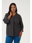 Блузка KAFFE curve, цвет black oyster - фото 3