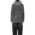 Maison Mihara Yasuhiro Отбеленный худи - фото 6