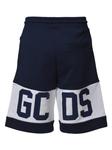 Шорты с логотипом GCDS, синий - фото 2
