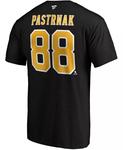 Мужская футболка David Pastrnak Boston Bruins Team Authentic Stack Fanatics - фото 3