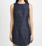 Виктория мини-платье в черно-синем цвете En Saison - фото 2