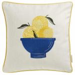 Декоративная наволочка с лимонами Tom Tailor, желтый - фото