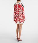 Мини-платье из сатина с принтом Mini Supremes La DoubleJ, Phoenix Placee - фото 3