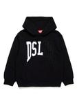 Sboxthood поверх толстовки с капюшоном Diesel Kids, черный - фото
