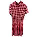 Женское красное платье с короткими рукавами FENDI - фото