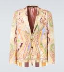 Пиджак с принтом Etro, Print On Beige Base - фото