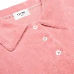 Polo с вышитым логотипом Triomphe CELINE, розовый - фото 4