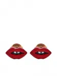 Серьги-гвоздики Lips Marc Jacobs, золотистый - фото