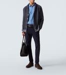 Кашемировый кардиган Kiton, Blue/Grey - фото 2