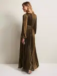 Платье Phase Eight Adrianna Foil Pleated Maxi - фото 2
