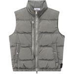 Жилет с нашивкой компас STONE ISLAND, серый - фото