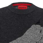 HUGO BOSS Свитер мужской темно-серый - фото 7