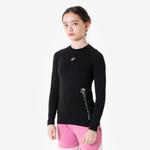 Мужская тренировочная футболка Tarmak NBA с длинными рукавами - чёрная - фото 2