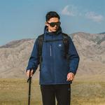 Куртка унисекс Mizuno, темно-синий - фото 17