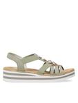Сандалии Rieker, зеленый - фото