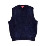 Свитер Supreme Chenille Sweater Vest 'Navy' - фото