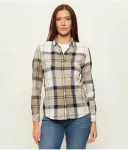 Рубашка Бредон regular fit Barbour, бежевый - фото