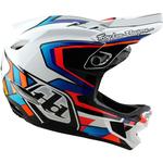 Шлем Troy Lee Designs D4 Composite Mips Troy Lee Designs, Frames White/Silver - фото 7