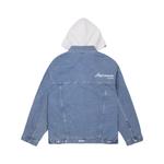 Джинсовая куртка мужская синяя BLX Aape, синий - фото 2