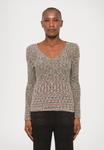Джемпер Missoni V NECK SWEATER, Red/Green/Multi-Coloured - фото