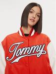 Бомбер свободного кроя Tommy Jeans, красный - фото 4