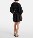 Льняное мини-платье Soleil Faithfull, черный - фото 3