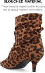 Ботинки Journee Women's Comfort Foam Jo Booties Journee Collection, Leopard - фото 3