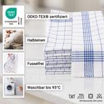 Чайные полотенца набор  Zollner, синий - фото 2