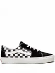Кеды Sk8 Low Checkerboard Vans, черный - фото