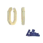 Серьги-кольца Dextera Swarovski - фото