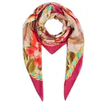 Цветы на шарфе Guess, розовый - фото 2