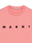 Футболка с логотипом Marni Kids, розовый - фото 3