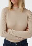 Топ comma Long sleeved top, Sandfarben/Mottled Beige - фото 5