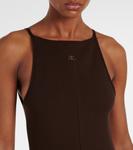 Лого комбинезон Courrèges, коричневый - фото 4