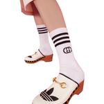 Носки до середины икры Gucci, белый / черный - фото 3