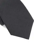 Шерстяной галстук Kiton, серый - фото 2
