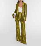 Плиссированный блейзер nuage Galvan, зеленый - фото 2