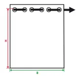 Вирт-гардина «Тронхейм Б», (1 шт.), на заказ Wirth, серый - фото 6