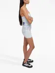 Джинсовое платье мини с бюстье Karl Lagerfeld Jeans, белый - фото 3