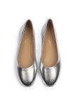 Балетки L37, серебристого цвета - фото 7