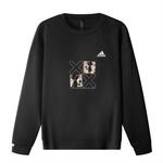 Adidas Свитшот унисекс черный - фото