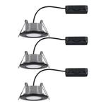 Встраиваемый светильник Paulmannn Calla 3 шт, черный - фото 3