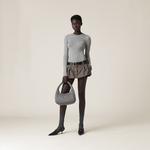 Свитер из кашемира и шелка Miu Miu, серый - фото 2