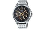 CASIO Часы Men Standard Series 41.1mm Black Watch, Black Dial Silver Steel Strap - фото 2