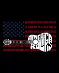 Мужской свитшот с принтом "America Rocks" LA Pop Art, черный - фото 3