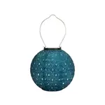 Солнечный светильник LED Sunshine Charm Lampion Solar синий, Tyvek Войлок Фонарь Pauleen, синий - фото